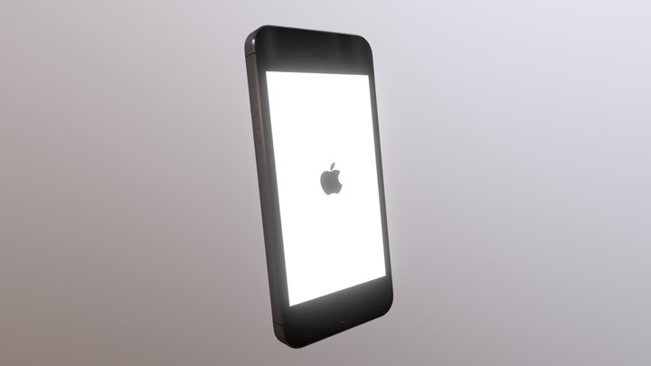 iPhone SE Material Study PBR 3D Model