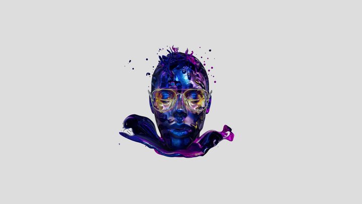 Chromatic Neon Portrait