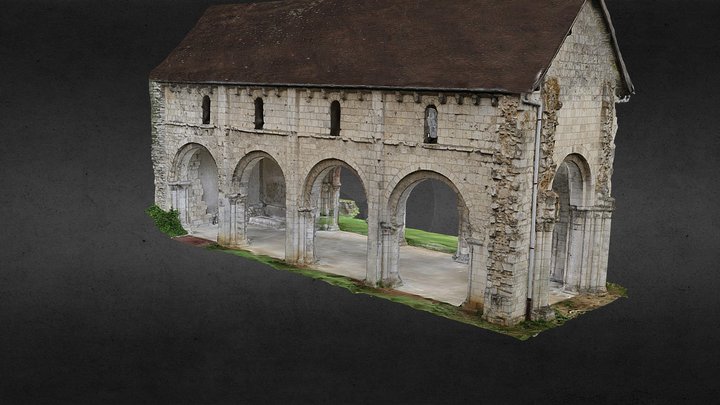 Mont-Saint-Aignan, Rouen, Normandie, France 3D Model