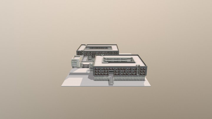 NJU (with floor) 3D Model