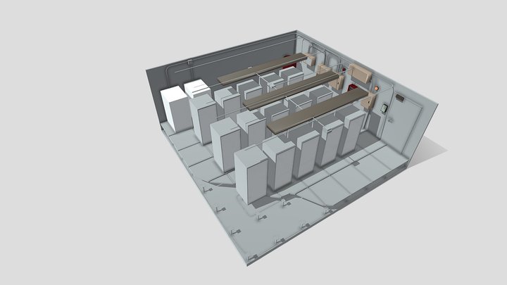 Data Center 3D Model