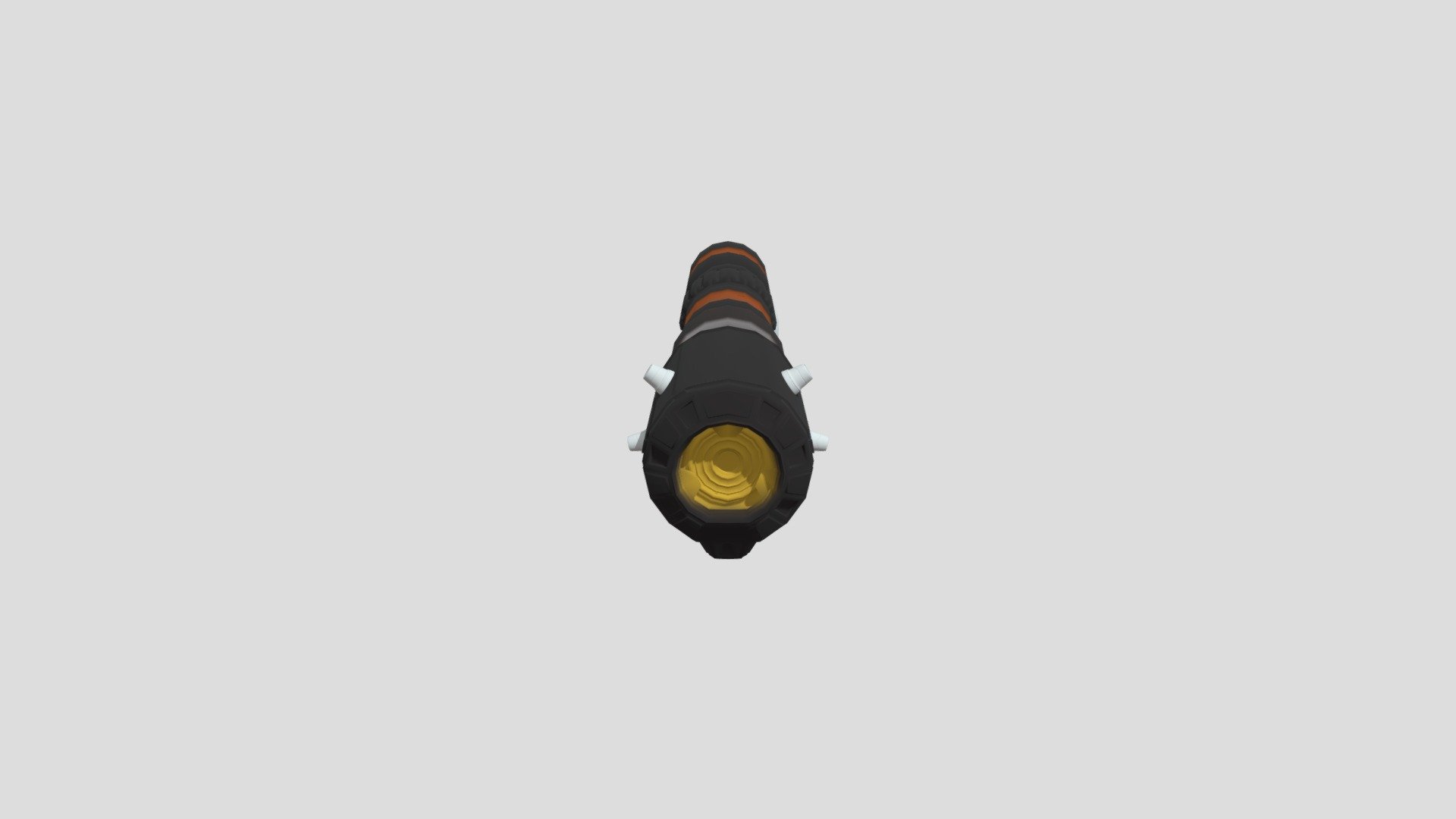 Sci-fi bazooka low-poly design