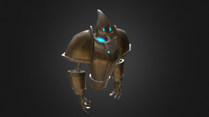 Steampunk Robot 3D Model
