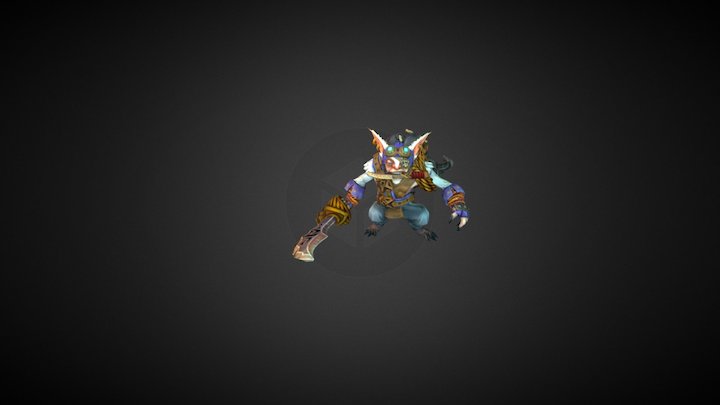 Boarding Squad (set for Meepo dota2) 3D Model