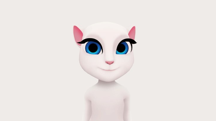 Angela Anim Test no. 2 3D Model