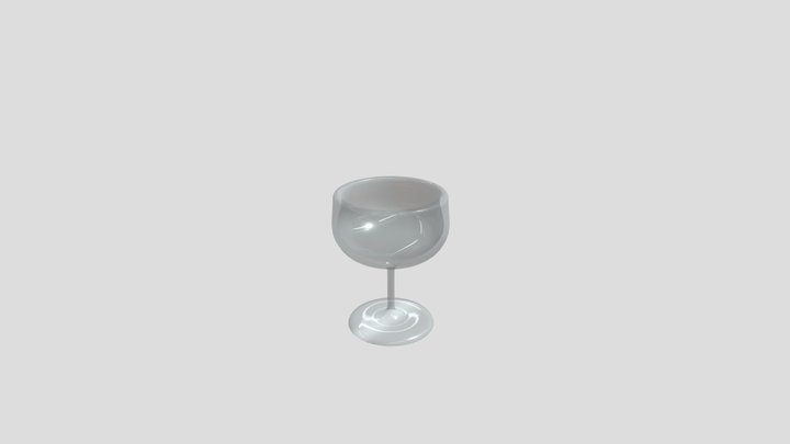 Wine Glass 3D Model