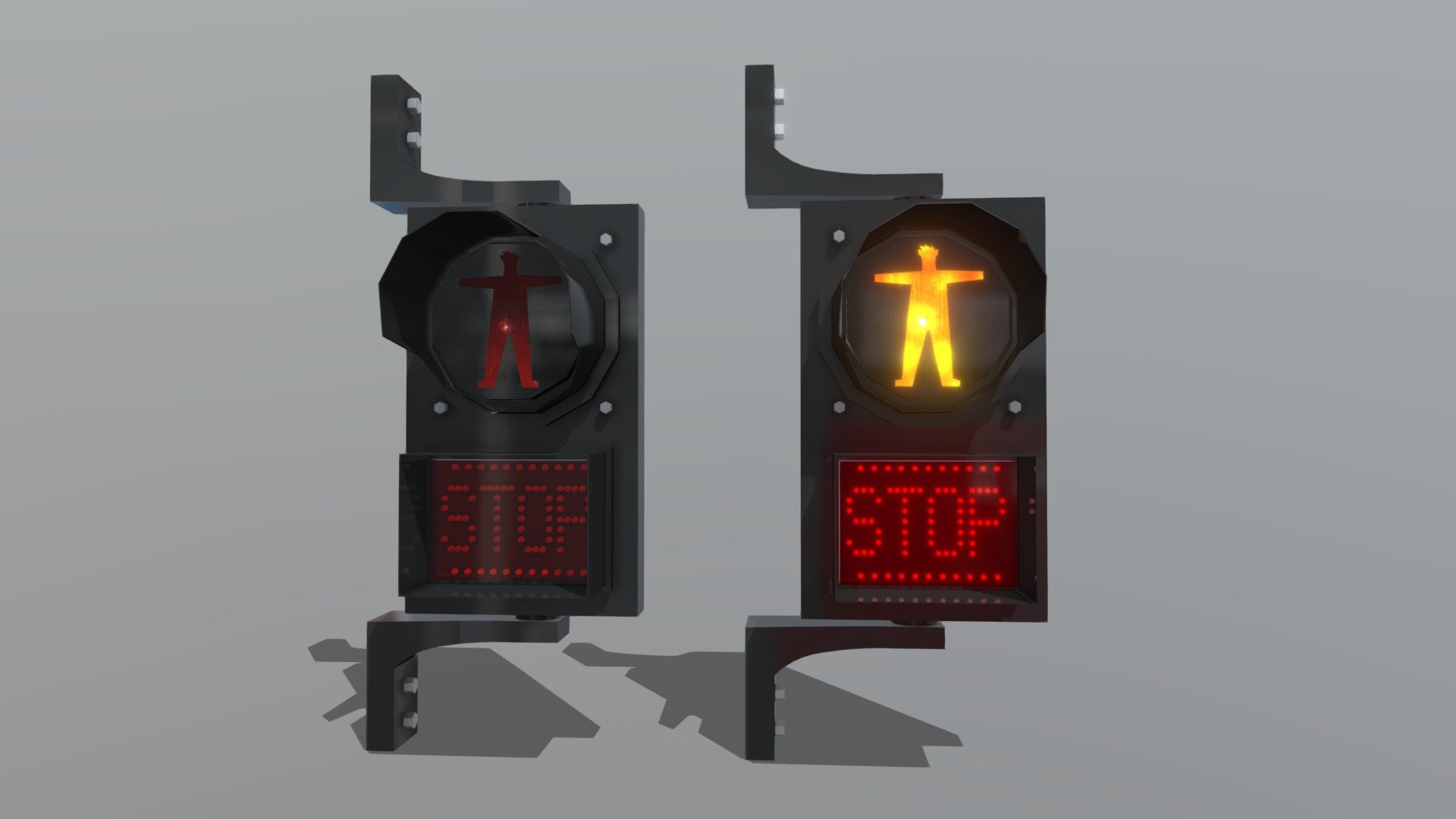 Skunk RXR Stop Beacons - 3D model by Signalrenders [a84d30c] - Sketchfab