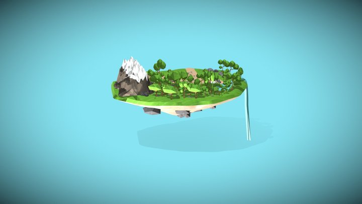 Knight island 3D Model