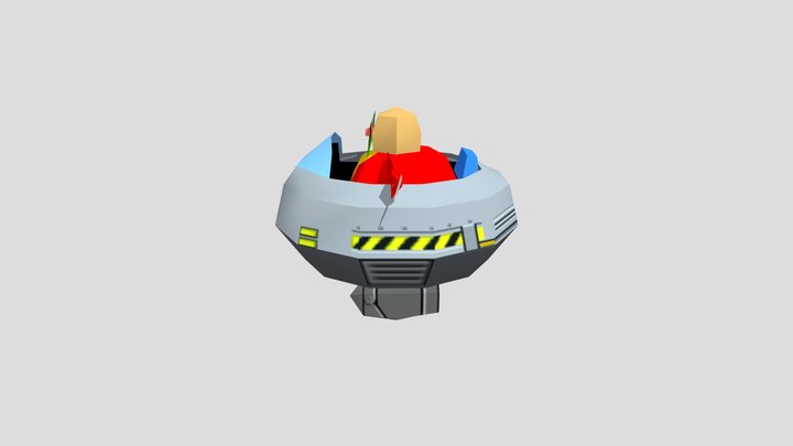 sonic R eggman 3D Model