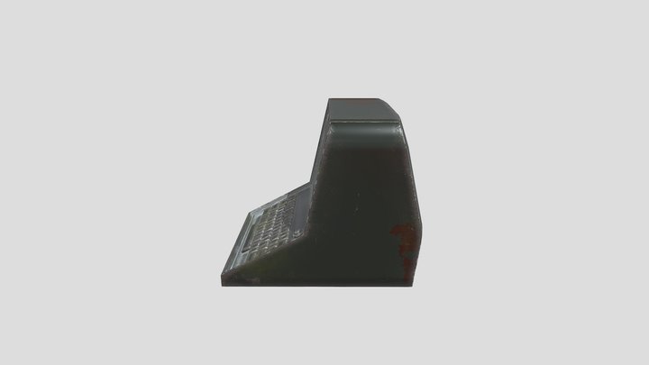 Retro- Futuristic Computer 3D Model