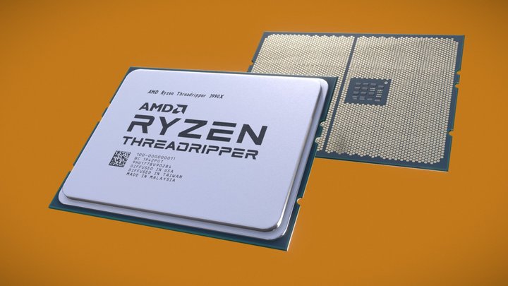 AMD Ryzen Threadripper 3D Model