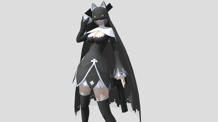 Sistermon Noir (Awakened) - DSCS:CE 3D Model