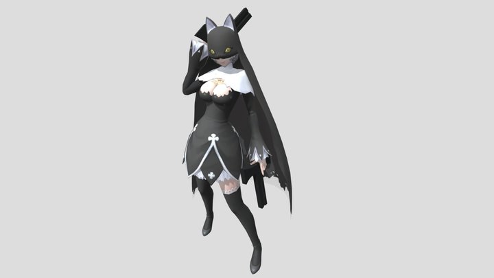 Sistermon Noir (Awakened) - DSCS:CE 3D Model