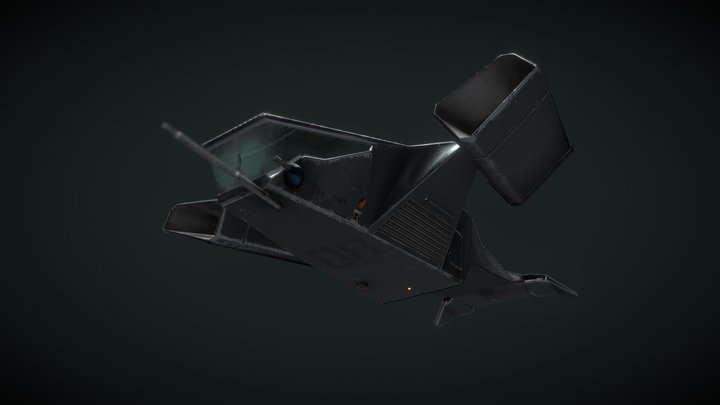 Spaceship 3D Model