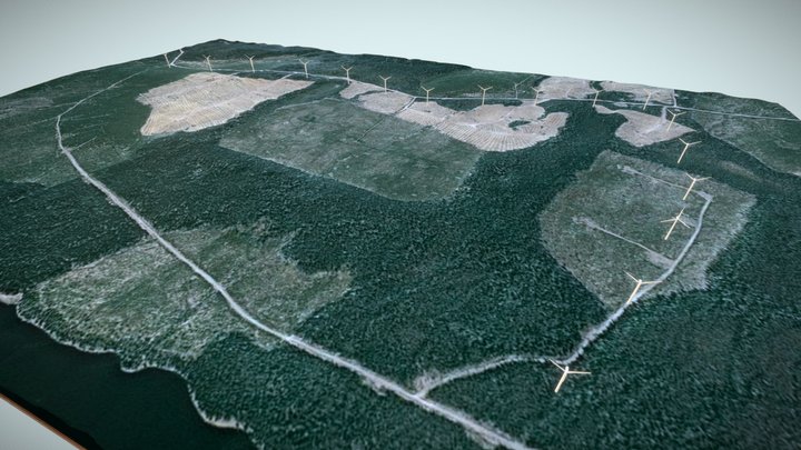 WIND TURBINES 3D Model
