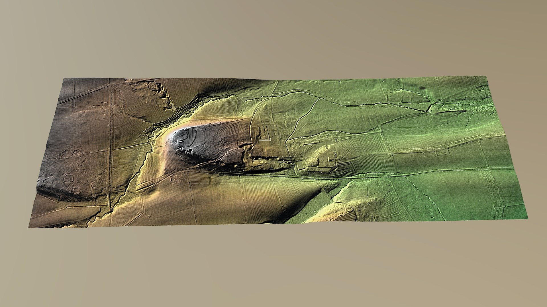 Belsay (largely a medieval landscape)