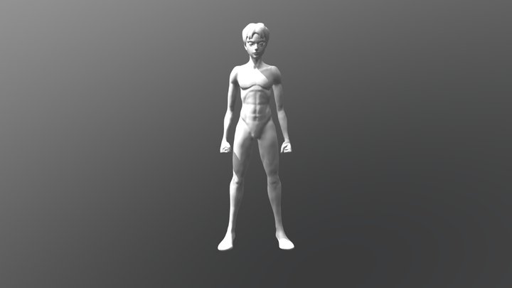 Prototype Male Char 3D Model