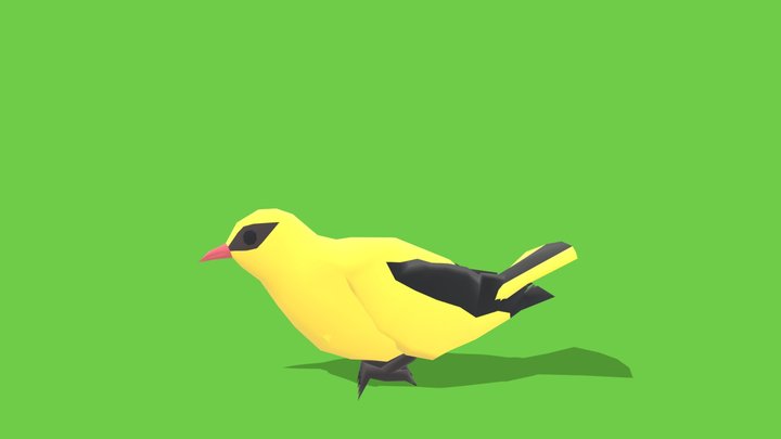 Bird 6 - Animated Low Poly – Free 3D Model STL
