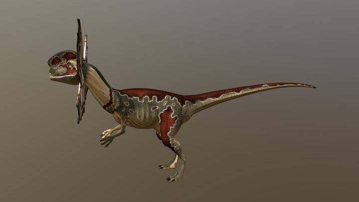 dilophosaurus (JPTG) – Kostenloses 3D-Modell STL