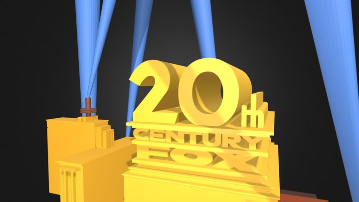 20th-century-fox-golden-structure-logo-remake 3D Model