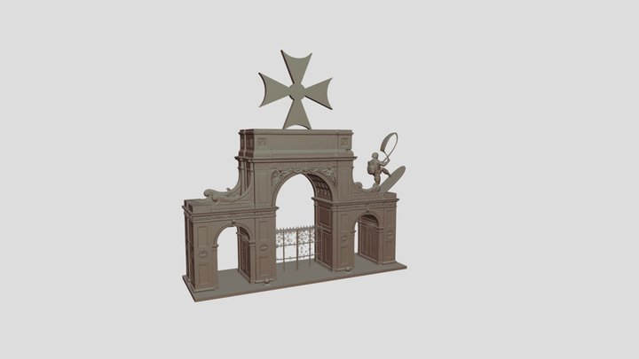 Royal Engineers’ Memorial at Brompton Barracks 3D Model