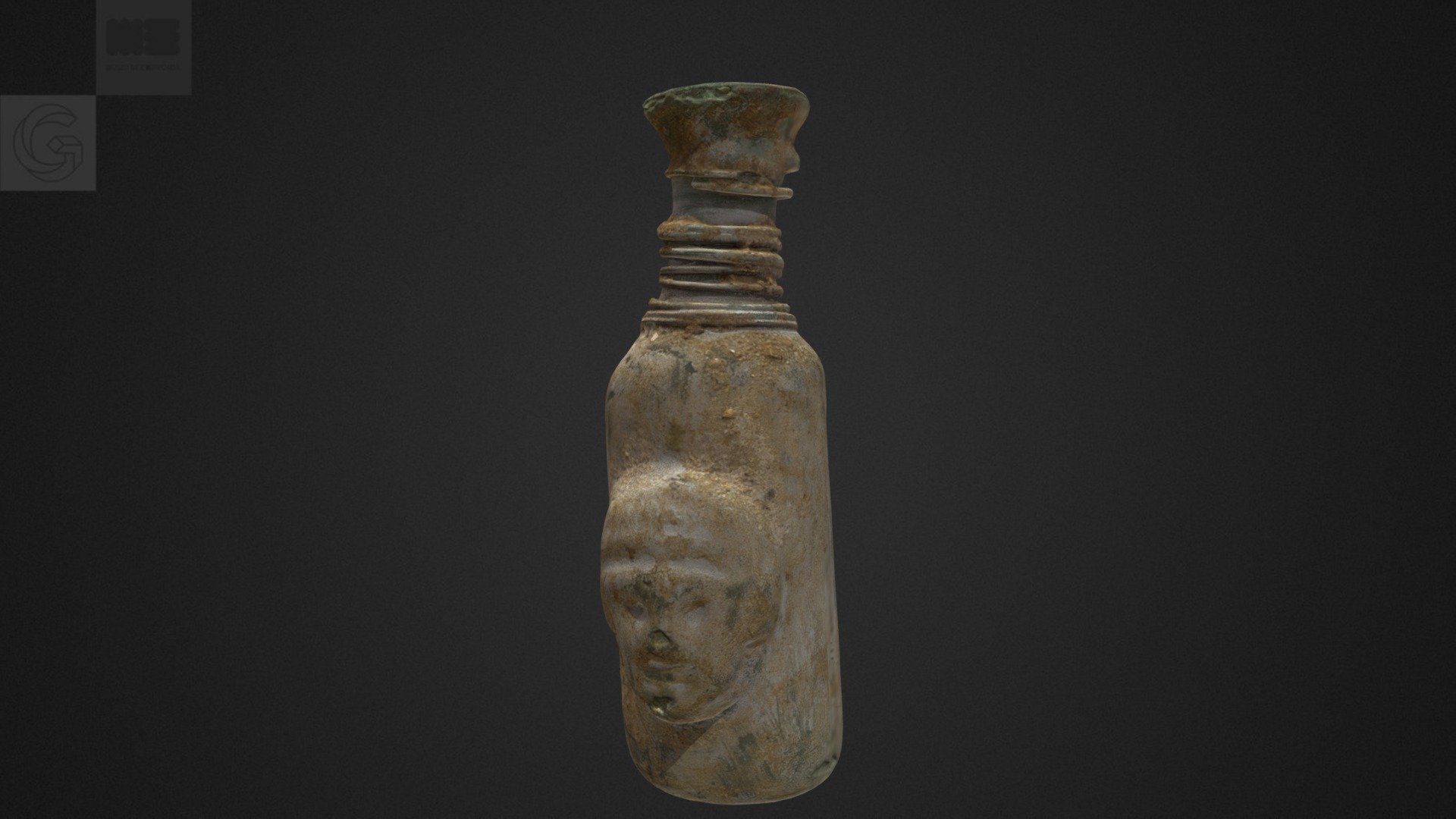 Flascó de vidre, Museu de l'Empordà