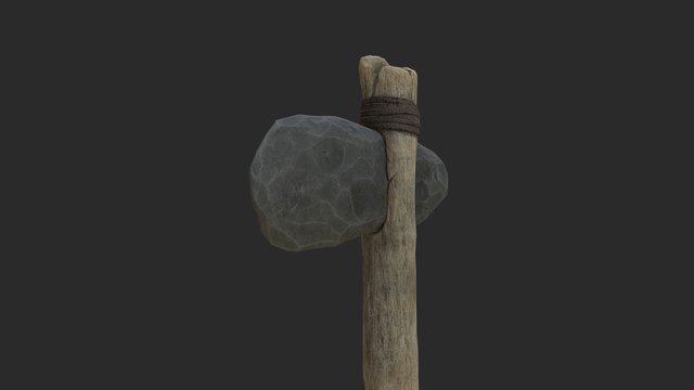 Stone axe 3D Model