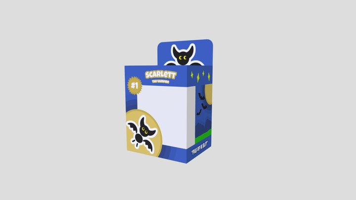 Scarlett the vampire - Packaging 3D Model