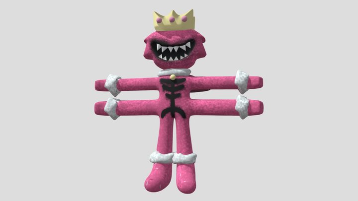 king chattermatter from care of gongon 5 3D Model