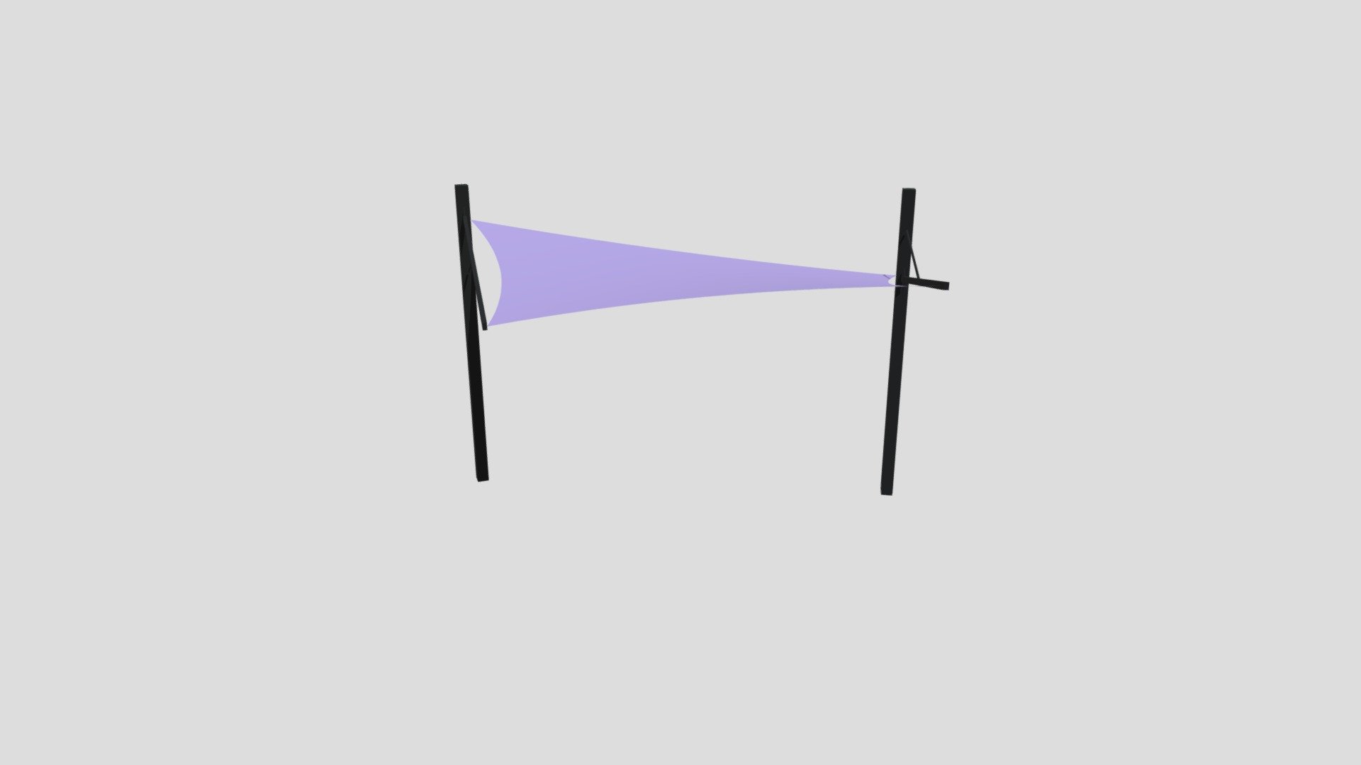 Cantilever Angled Wave Sail Panel Download Free 3D model by Shade
