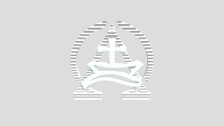 Gereja Kristen Indonesia Logo 3D Model