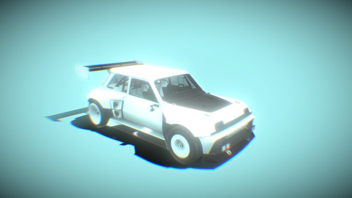 Renault 5 Turbo 3ESKY E-Tech 100% Electric 2026 3D Model