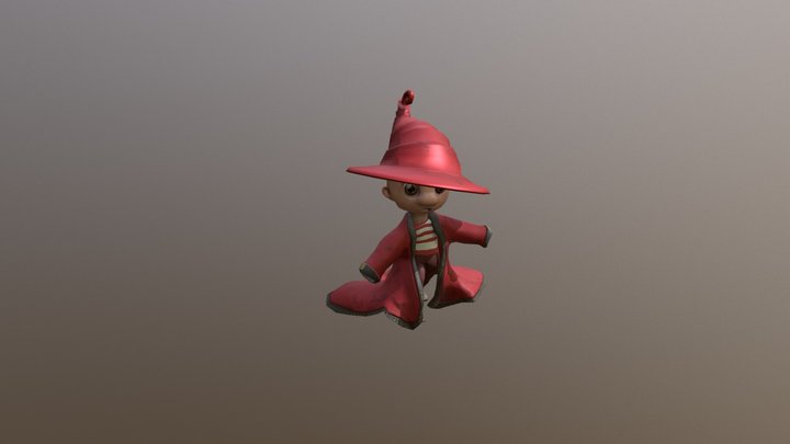 Baby Wizard From I Scry 3D Model