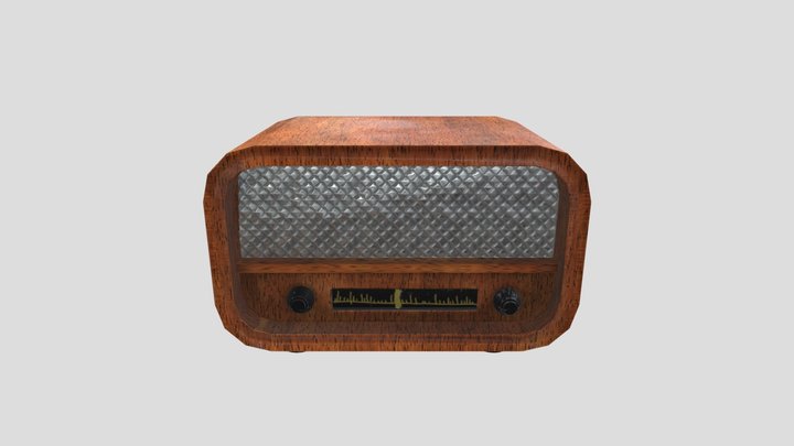 radio 3D Model