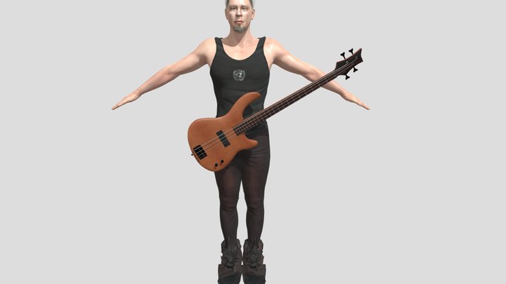 James Hetfield 3D Model