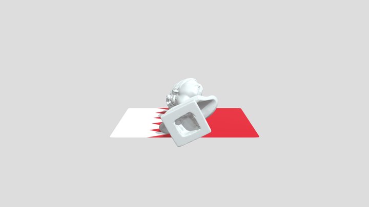 Waving 3D Model