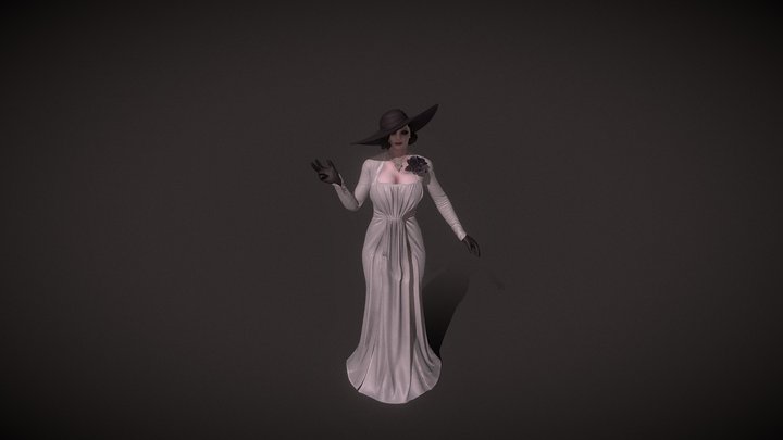 Lady Dimitrescu 3D Model