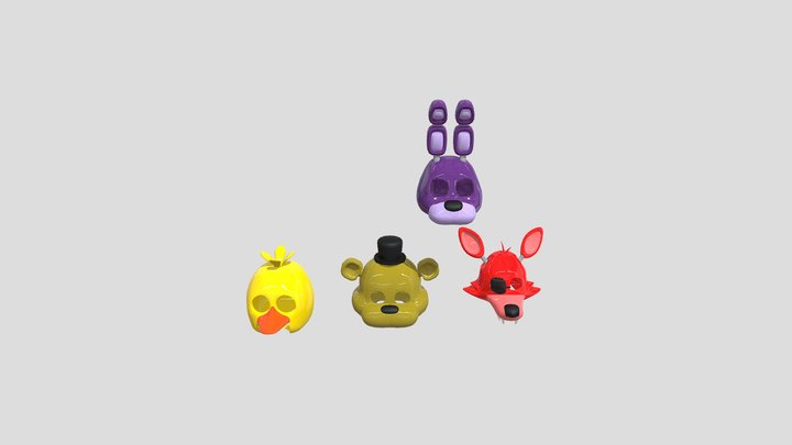 fnaf_heads 3D Model