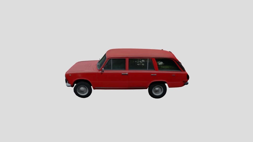Vaz 2102 low tuning low poly