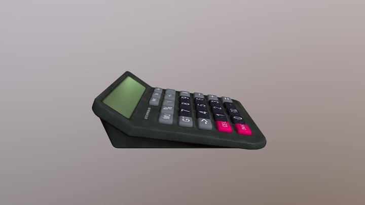 Calculator Prop Vr Ready 3D Model