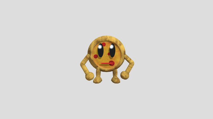 Pizza Customer 3D Model