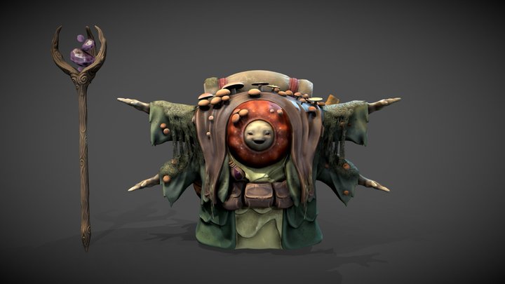 Truffy Inkcap 3D Model