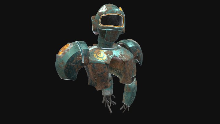 robot animated 3D Model