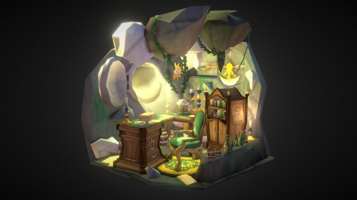 DAE Crib - Escanor's Lair 3D Model