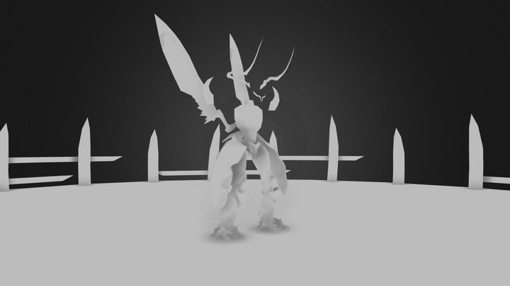 WIP Practice ravana from ff14 3D Model
