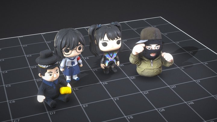 Plush Toys Collection - Game Ready