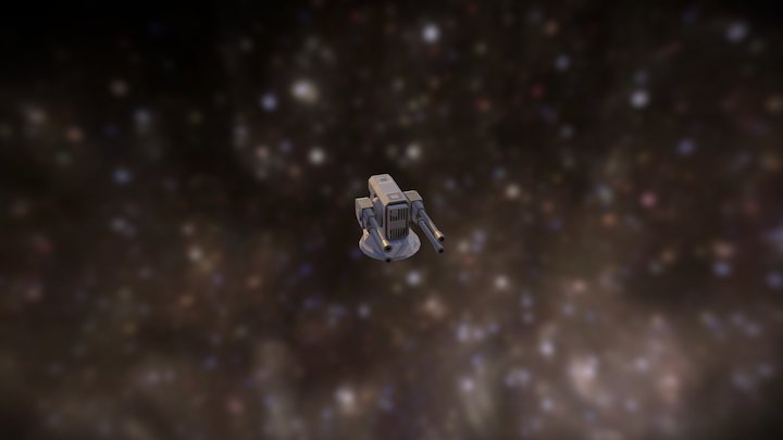 Star Wars Flak Laser Turret 3D Model