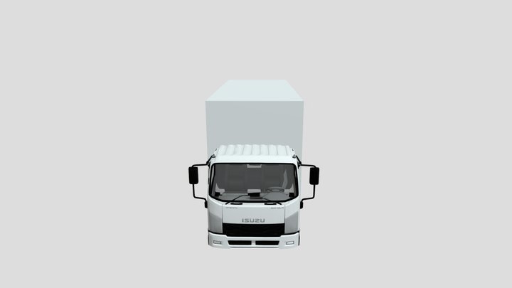 isuzu_ffr aluminum van 3D Model