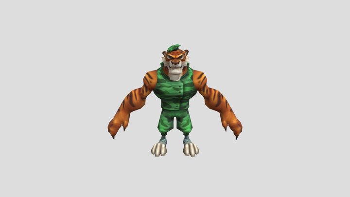 Xbox 360 - Crash of the Titans - Tiny Tiger 3D Model
