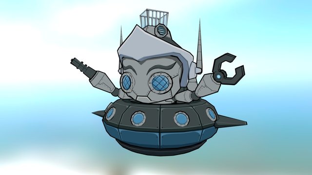JD-Millennium (หุ่นเรือดำน้ำฝ่ายสหพันธรัฐ) 3D Model